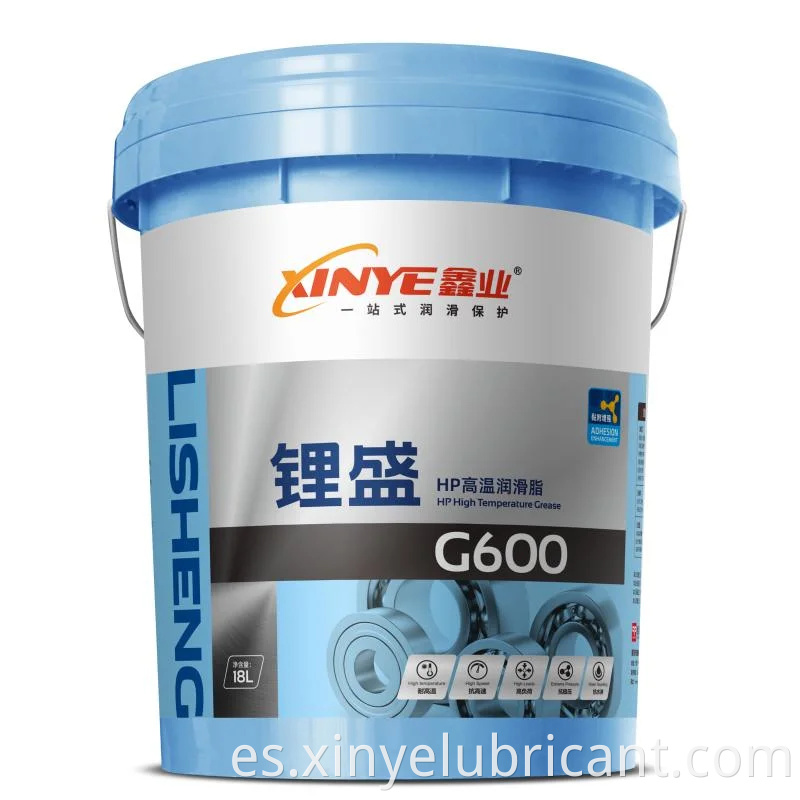 Grasa de alta temperatura de la cadena y soporte de 0.8 kg/1.8 kg/15kgbucket